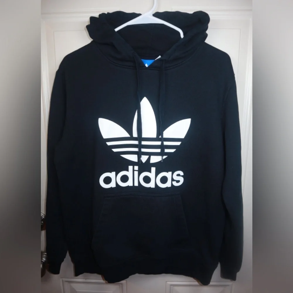 Adidas Originals Black Trefoil Hoodie SIZE MEDIUM